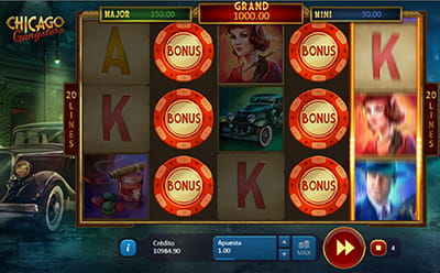 6 símbolos Bonus que activan la ronda de bonificación.