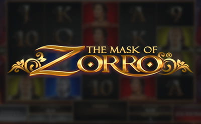 Panel de juego de la tragaperras de The Mask of Zorro en Casino Betsson
