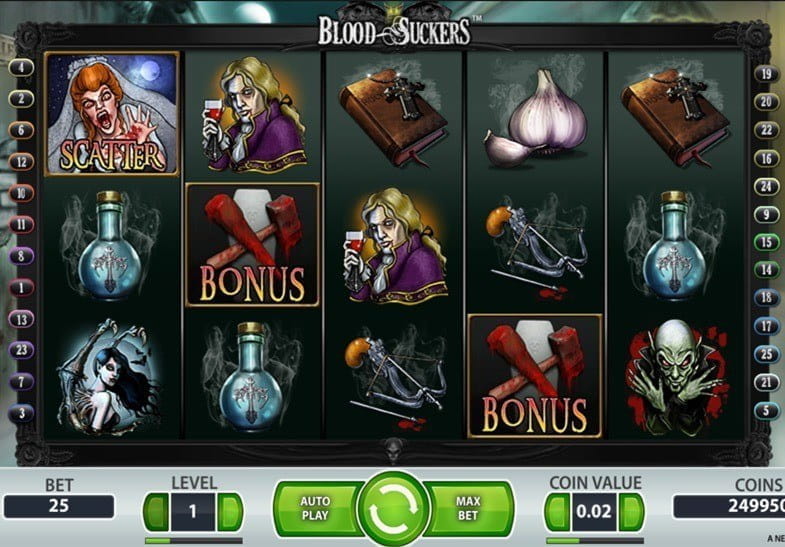 Free demo of the Blood Suckers Slot game