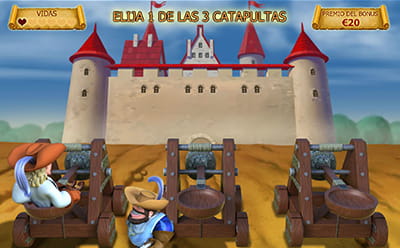 Minijuego de la función Bonus de la Reina en la slot The Three Musketeers and the Queen's Diamond.