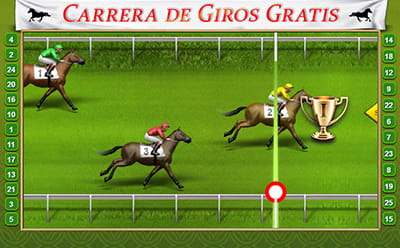 Momento de la Carrera de giros gratis en la tragaperras Frankie Dettori´s Magic Seven