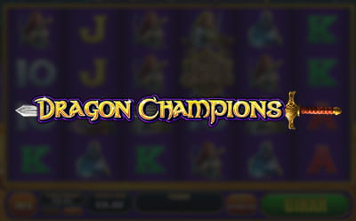 Panel de juego de la tragamonedas de Dragon Champions de Playtech en Casino Betsson