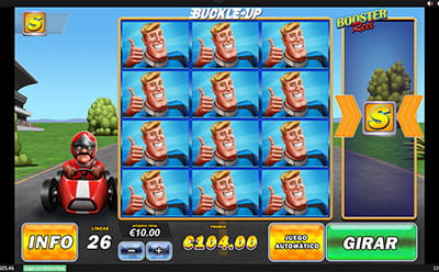 Función Símbolos Booster Extra en la slot Buckle Up