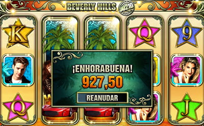 Felicitar por una gran ganancia en la tragaperras Beverly Hills 90210 de iSOFTBET.