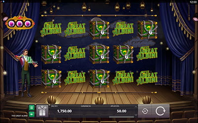 Función Caja Misteriosa en la slot The Great Albini.