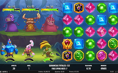 Pantalla de la slot Wild Worlds de NeEnt con el minijuego Dark Forest