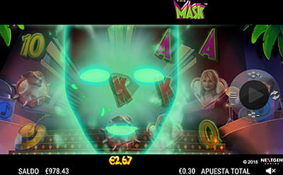 Activación de Quitar Mascara, una de las cuatro funciones comodín de The Mask.