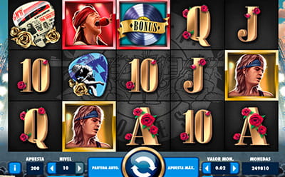 tragaperras Guns N’ Roses en Interwetten