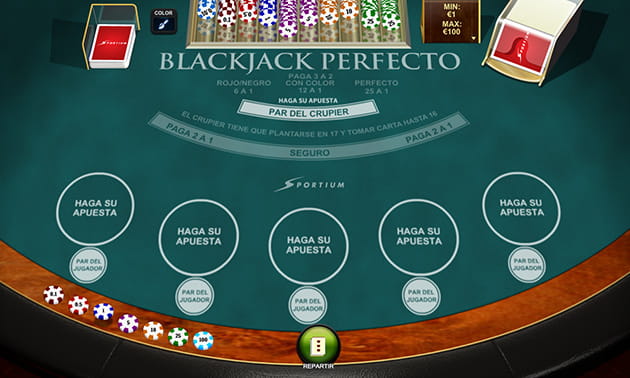 Blackjack Pares Perfectos en línea