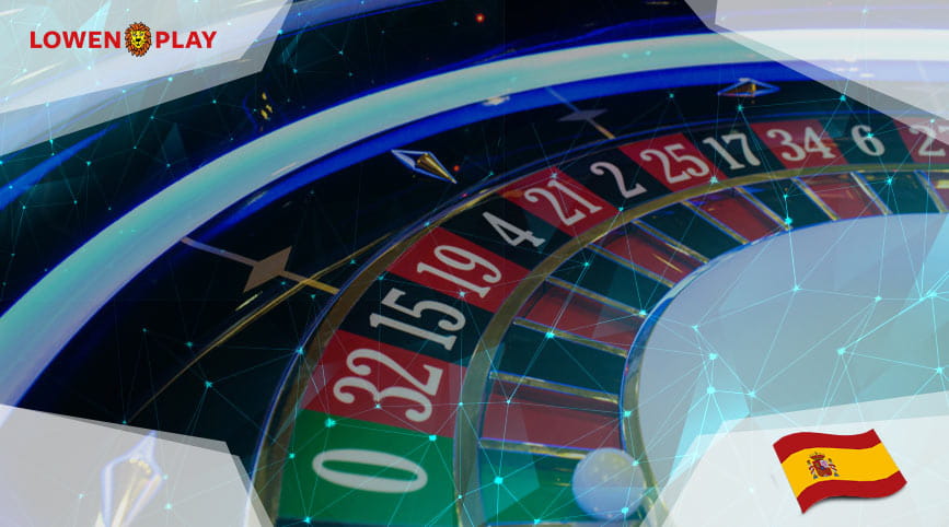 Una ruleta en el casino online Löwen Play en España.