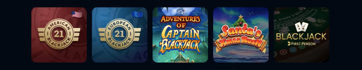 Ruleta, blackjack y otros juegos en el casino Luna Casino.