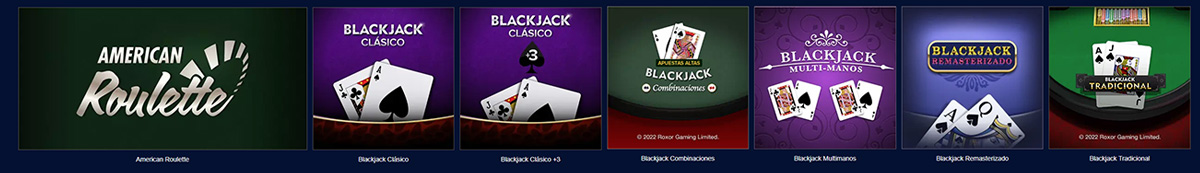 Ruleta, blackjack y otros juegos en el Monopoly Casino
