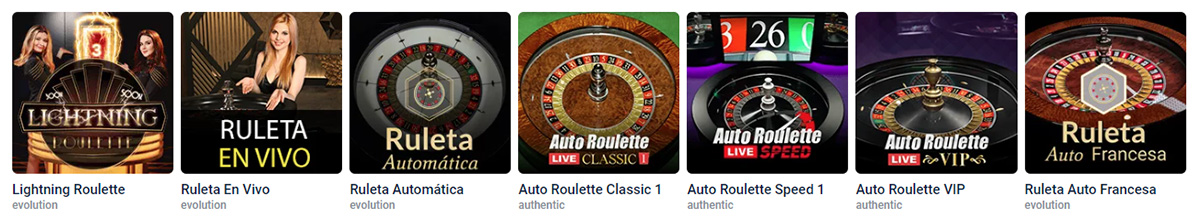 Ruleta, blackjack y otros juegos en el casino TonyBet.