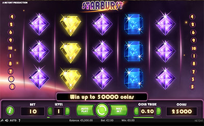 La tragaperras online Starburst en el casino GratoGana en España