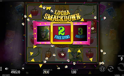 Función Lucha Smackdown en la slot Luchadora de Thunderlick.