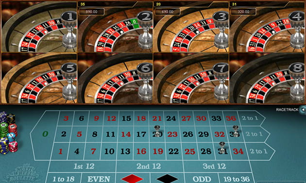 multiwheel roulette de microgaming