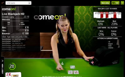 Crupier de blackjack en vivo de NetEnt