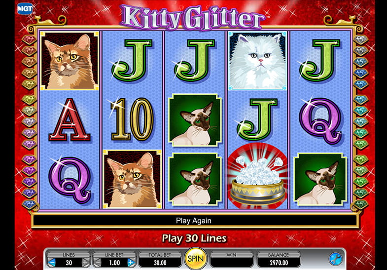 Juega gratis a la tragamonedas Kitty Glitter
