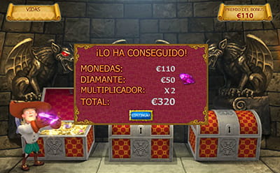 Premio del Bonus en la slot The Three Musketeers and the Queen's Diamond