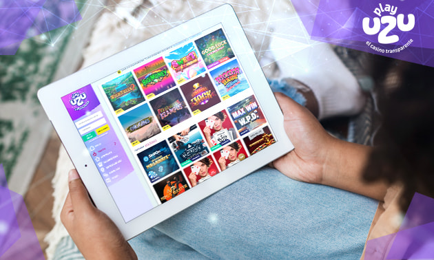 Opiniones de PlayUZU en un dispositivo electrónico.