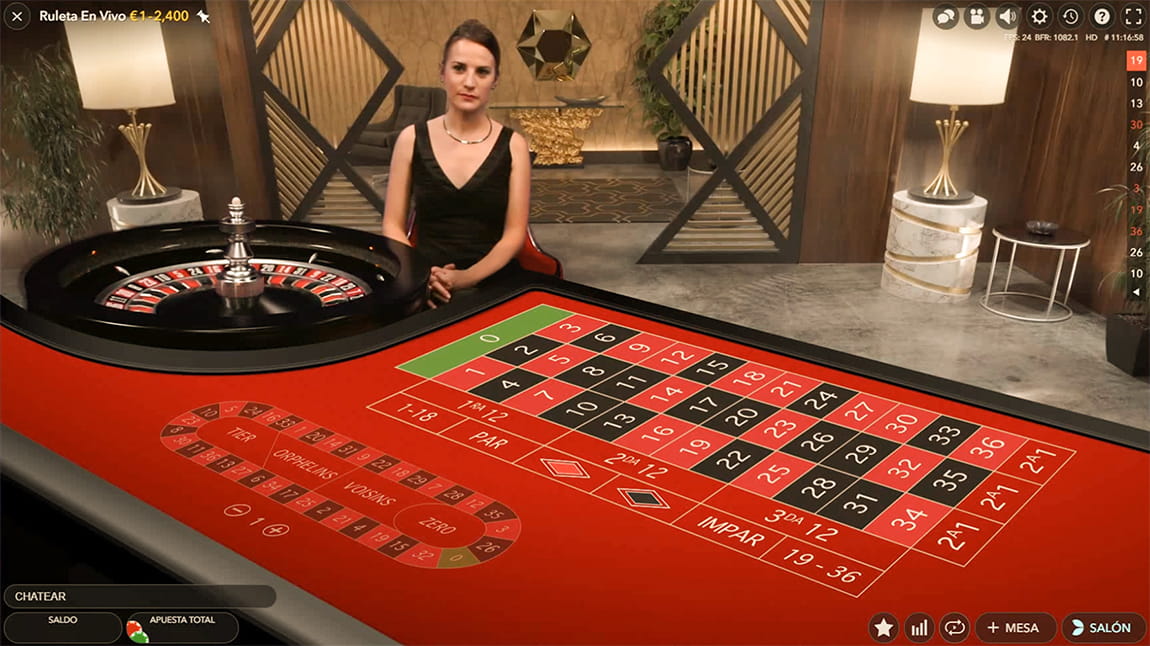 La ruleta en vivo con crupier es preferida por los jugadores.