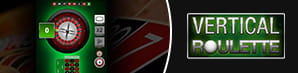 Mesa de ruleta vertical en TonyBet casino.