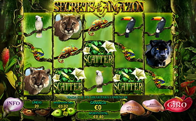 Slot Secrets of the Amazon en el casino William Hill