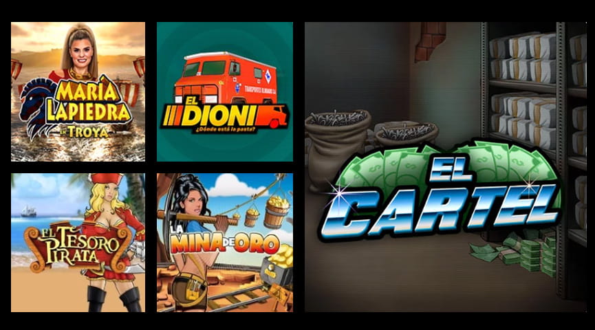 Catálogo de tragaperras de bwin