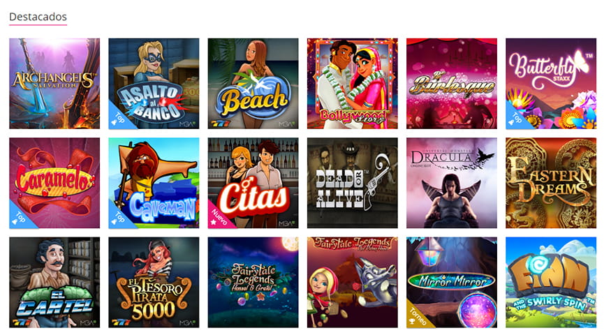 Slots destacadas del casino Yaass Casino