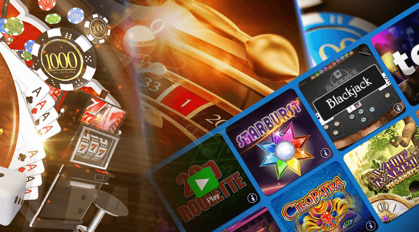 Página con todos los juegos disponibles en el casino William Hill