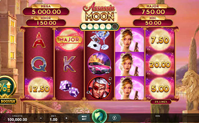 La tragamonedas online Assassin Moon en Spin Casino México.