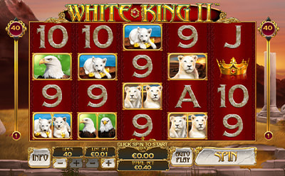 La tragamonedas online White King 2 en el casino PlayUZU en México.
