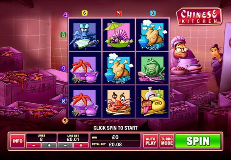 Pantalla de la slot Chinese Kitchen de Playtech