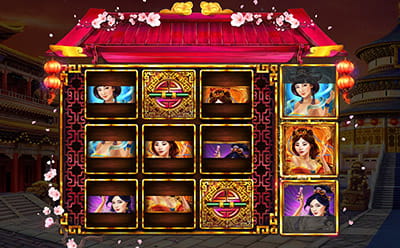 La pantalla del Minijuego Divino en la tragaperras Diosas de Oriente