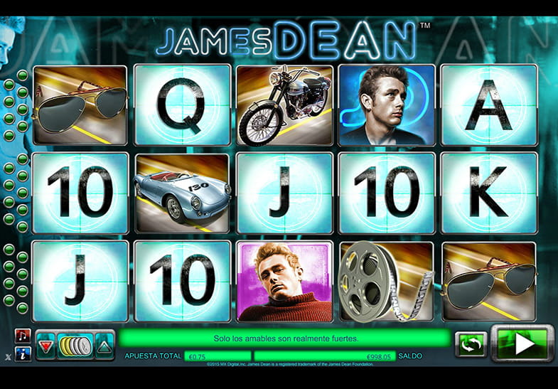 La slot James Dean en versión demo gratis