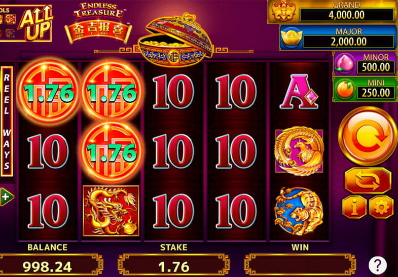 Captura de pantalla de la slot Jin Ji Bao Xi Endless Treasure