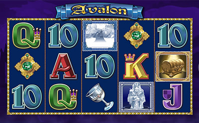 La tragaperras online Avalon en el casino PartyCasino en España.