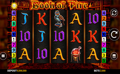 La tragaperras online Book of Fire en el casino Pause & Play en España.