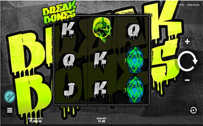 La tragaperras online Break Bones en el casino Kirolbet en España.