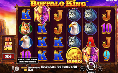 Tragaperras online Buffalo King en el casino TonyBet en España.