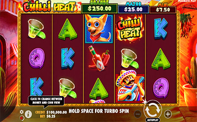 La tragaperras online Chilli Heat en el casino OneCasino en España.