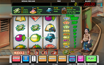 La tragaperras online El Cartel en el casino TodoSlots en España.