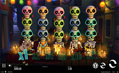 La tragaperras online Esqueleto Explosivo en el casino OneCasino en España.