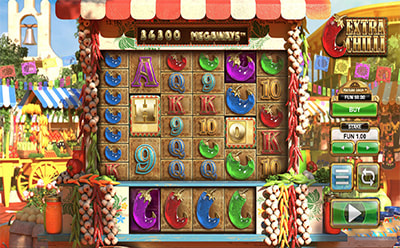 La tragaperras online Extra Chilli en el casino LeoVegas en España.