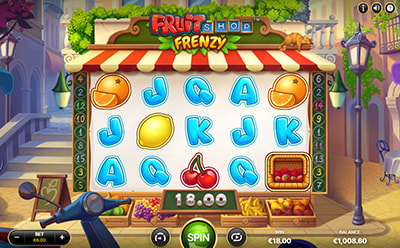 La tragaperras online Fruit Shop Frenzy en el casino GoldenPark en España.