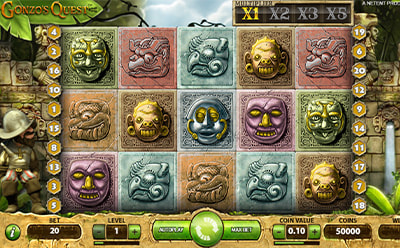 La tragaperras online Gonzo's Quest en el casino YoCasino en España.