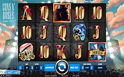 La tragaperras online Guns N’Roses en el casino PokerStars en España.