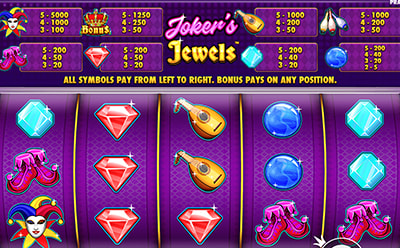 La tragaperras online Joker's Jewels en el casino PlayUZU en España.