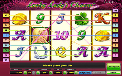 La tragaperras online Lucky Lady’s Charm en el casino AdmiralBet en España.