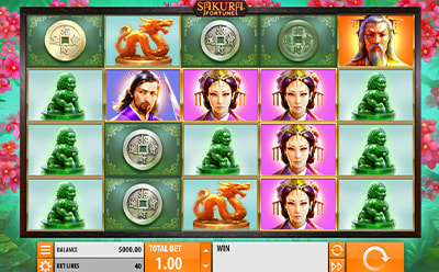 La tragaperras online Sakura Fortune en el casino YoCasino en España.